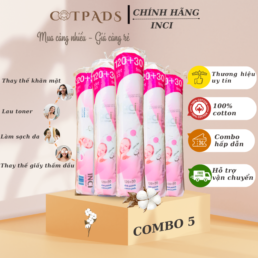 Link - Bông tẩy trang inci (https://simpleshop.vn/Cotpads)