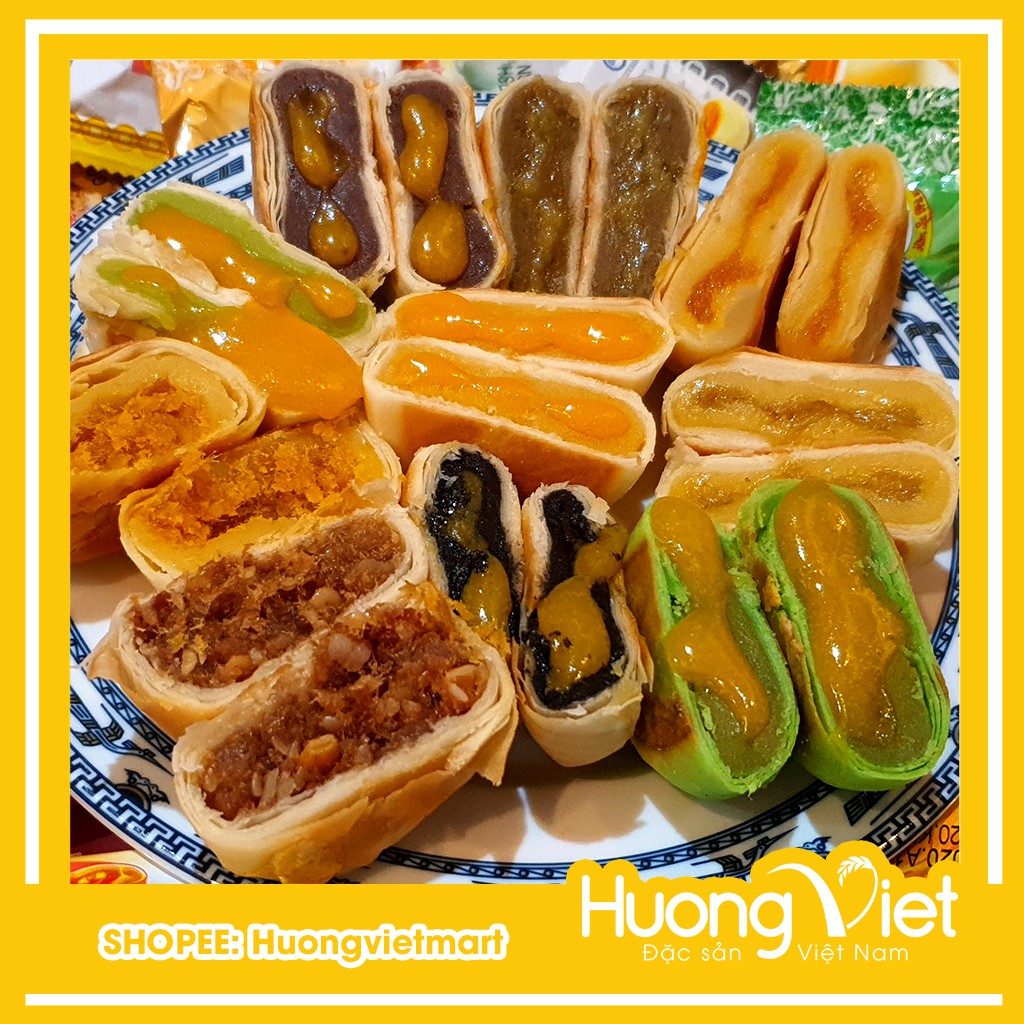 🔥Bánh pía kim sa🔥 (10 vị)
