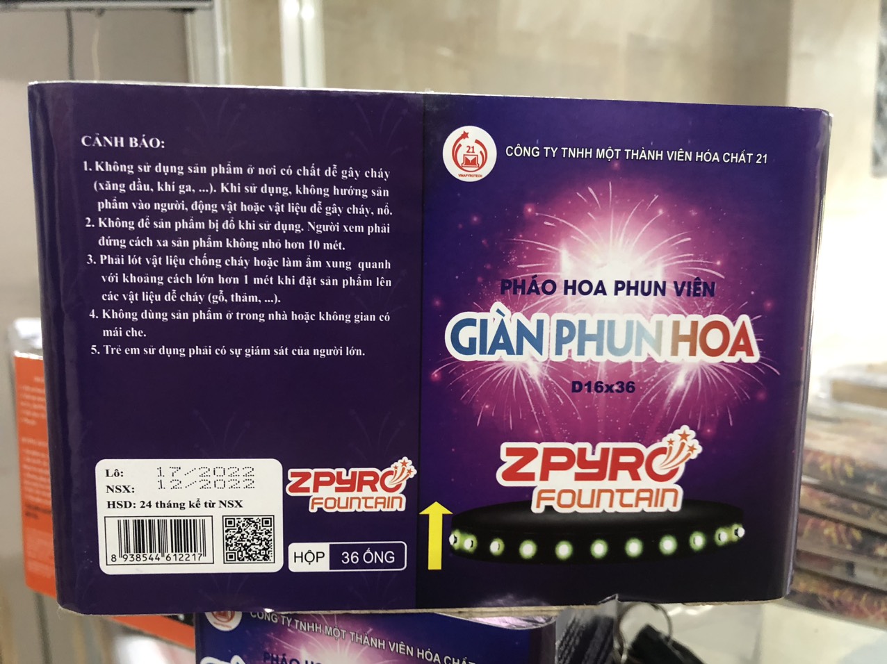 GIÀN PHUN HOA 25 ỐNG SX 2023