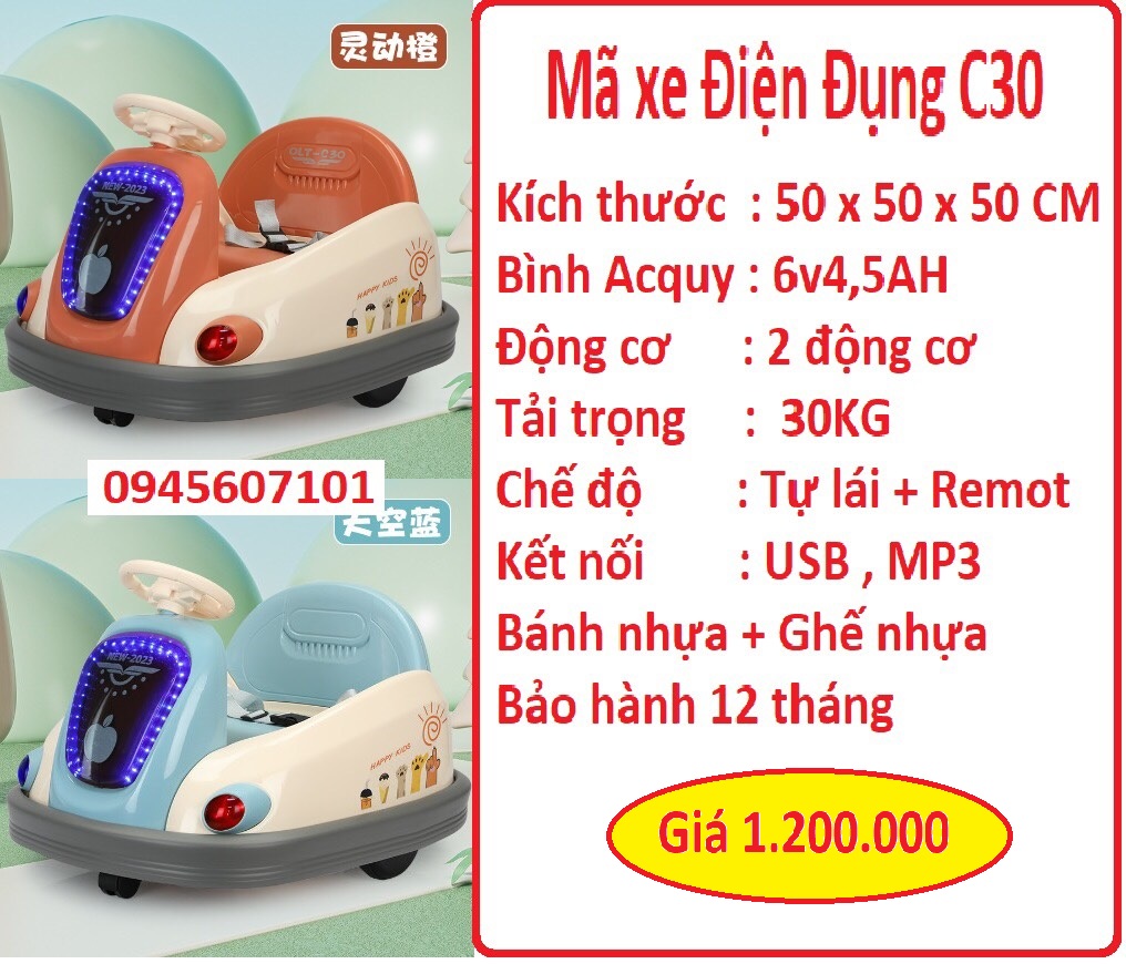 Xe điện đụng mini