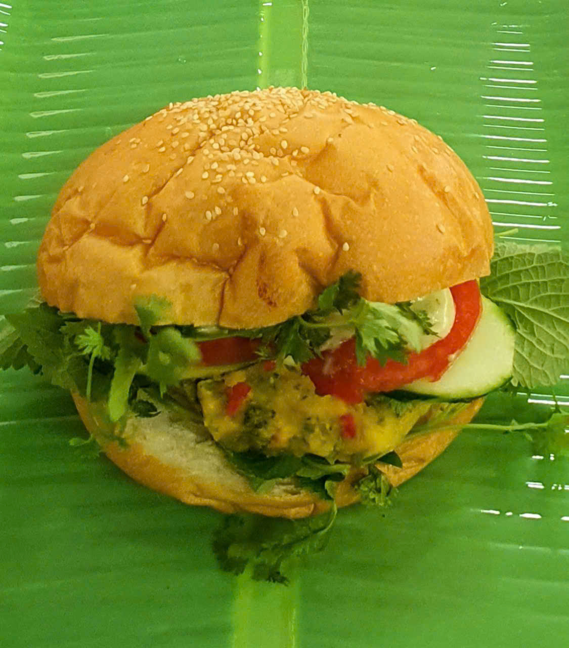 Hamburger Green của Bếp Ăn Xanh
