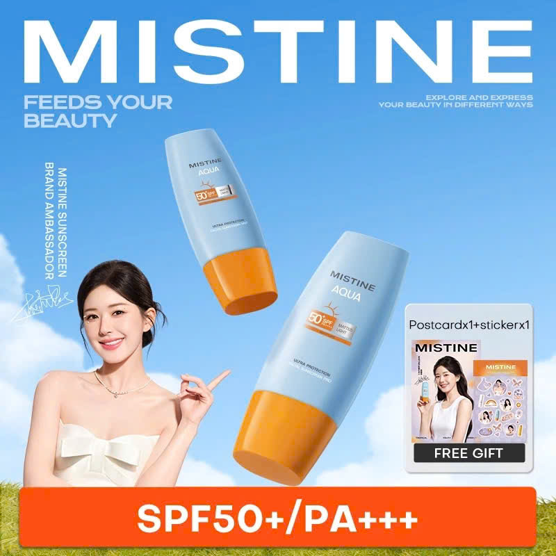 Phiên Bản 2024 Kem chống nắng body MISTINE Kem Dưỡng Ẩm Da Mặt / Toàn Thân UV Shield SPF50 + PA + + + 40ML 60ML 90ML