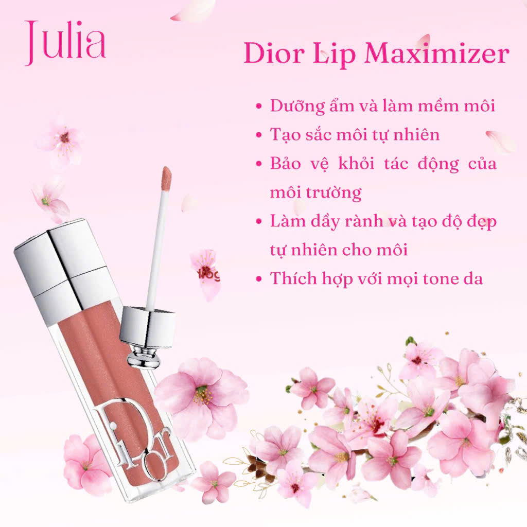 Son dưỡng Dior Addict Lip Maximizer chính hãng fullbox 6ml dưỡng cấp ẩm mềm môi 