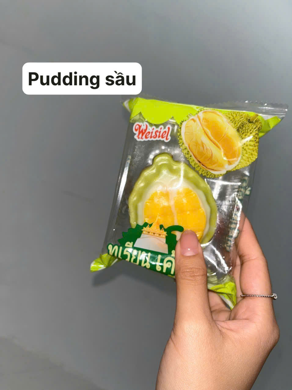 Pudding sầu riêng