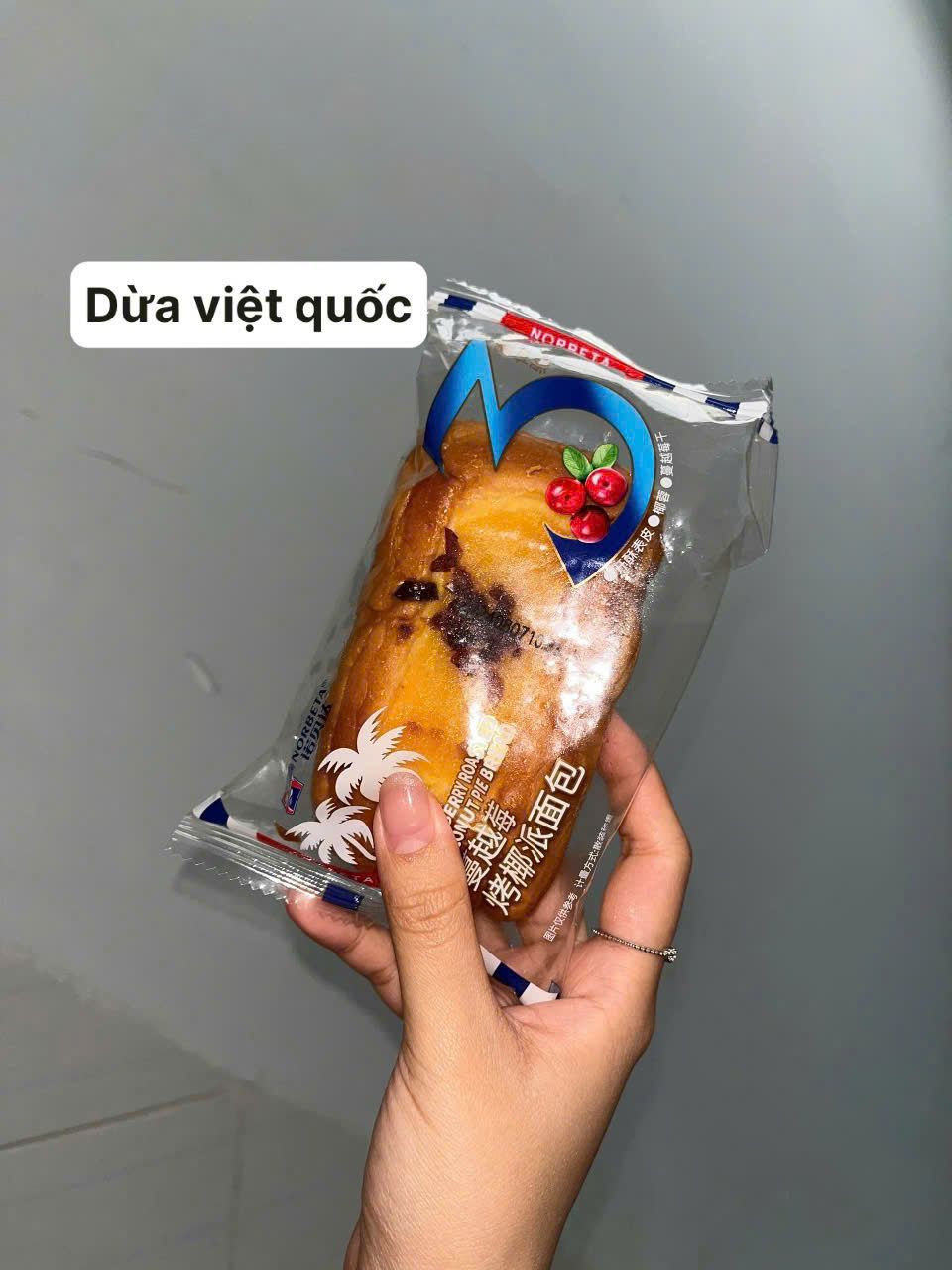 Bông lan dừa việt quất