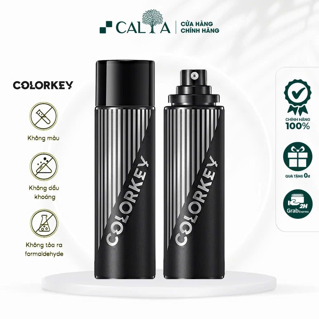 Xịt Khóa Make Up Colorkey Dưỡng Ẩm, Thoáng Da, Giữ Lớp Make Up Lâu Trôi 100ml
