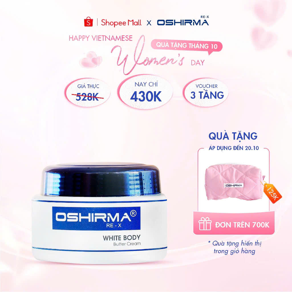 Kem Trắng Da Body OSHIRMA Re-X 