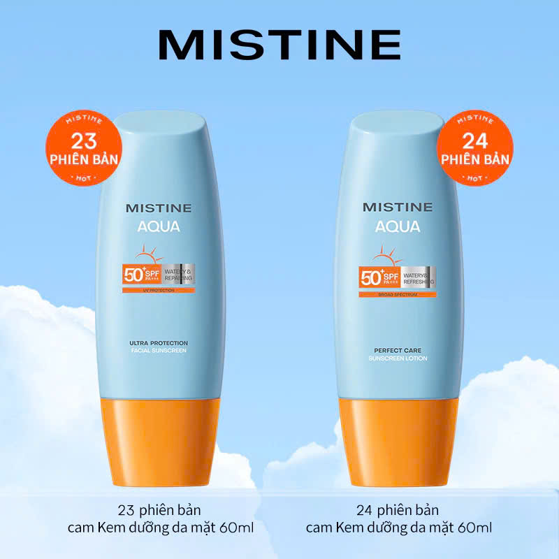 Phiên Bản 2024 Kem chống nắng body MISTINE Kem Dưỡng Ẩm Da Mặt / Toàn Thân UV Shield SPF50 + PA + + + 40ML 60ML 90ML  4.9  5,4k đánh giá