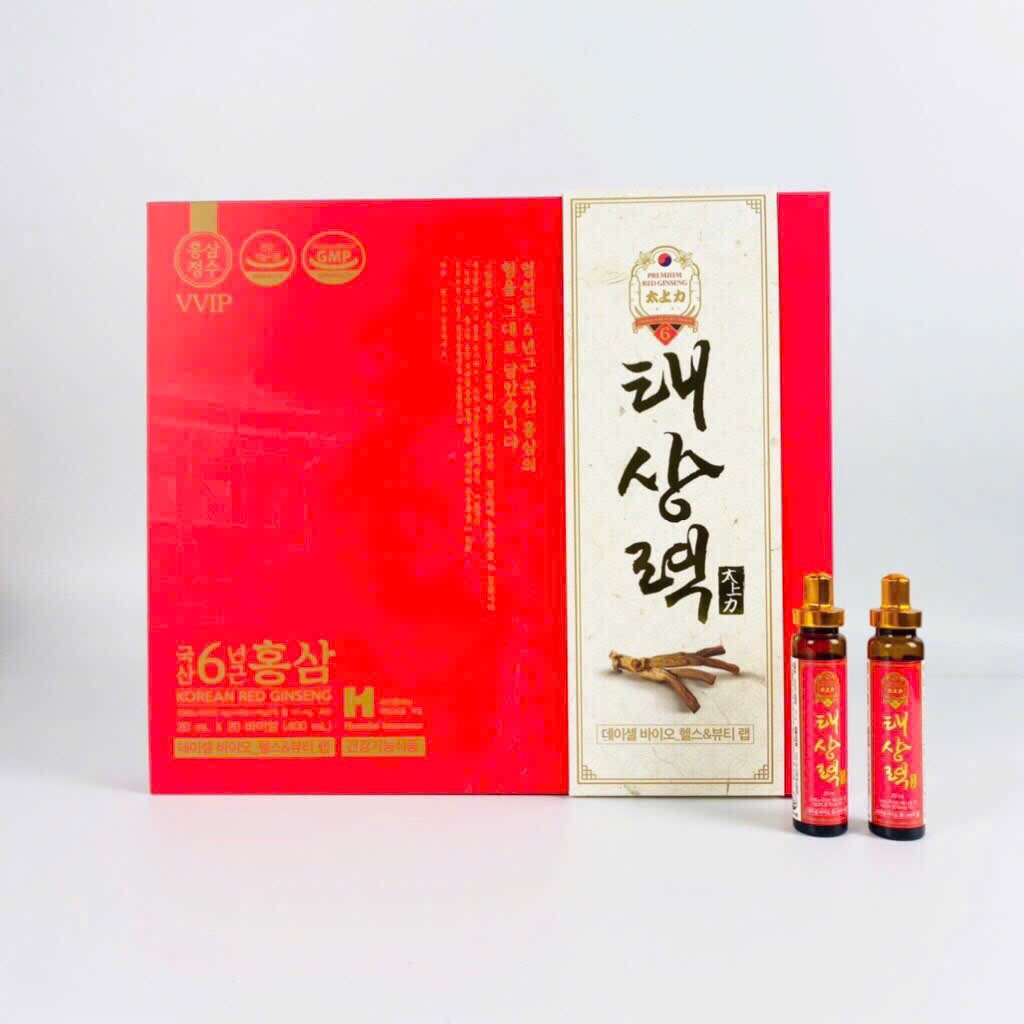Thiên sâm nước 6 năm tuối hộp 20 ống 20ml tập đoàn dược daycell 