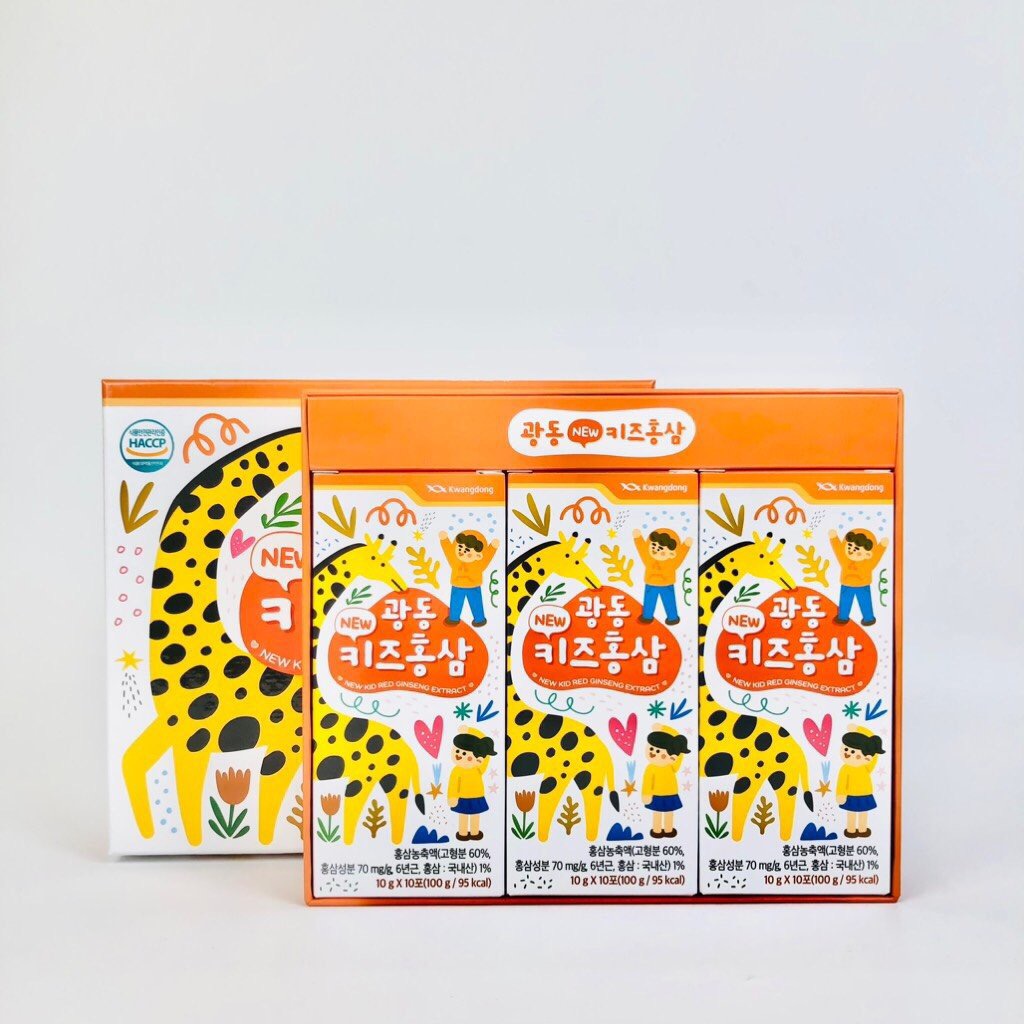 TPCN - Hồng Sâm trẻ em kwangdong 30 gói 10gam