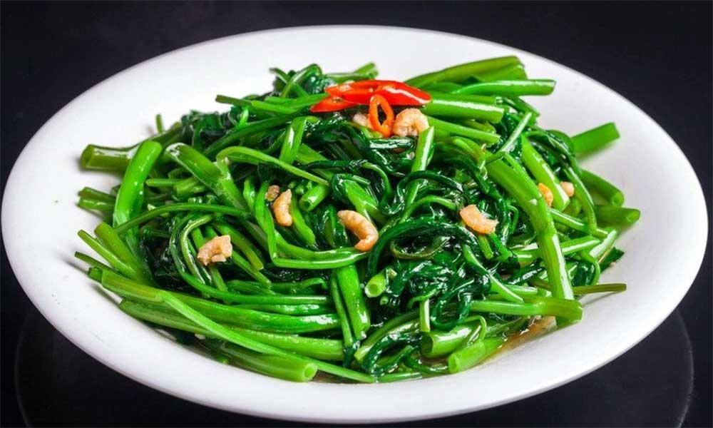 Rau xào tỏi