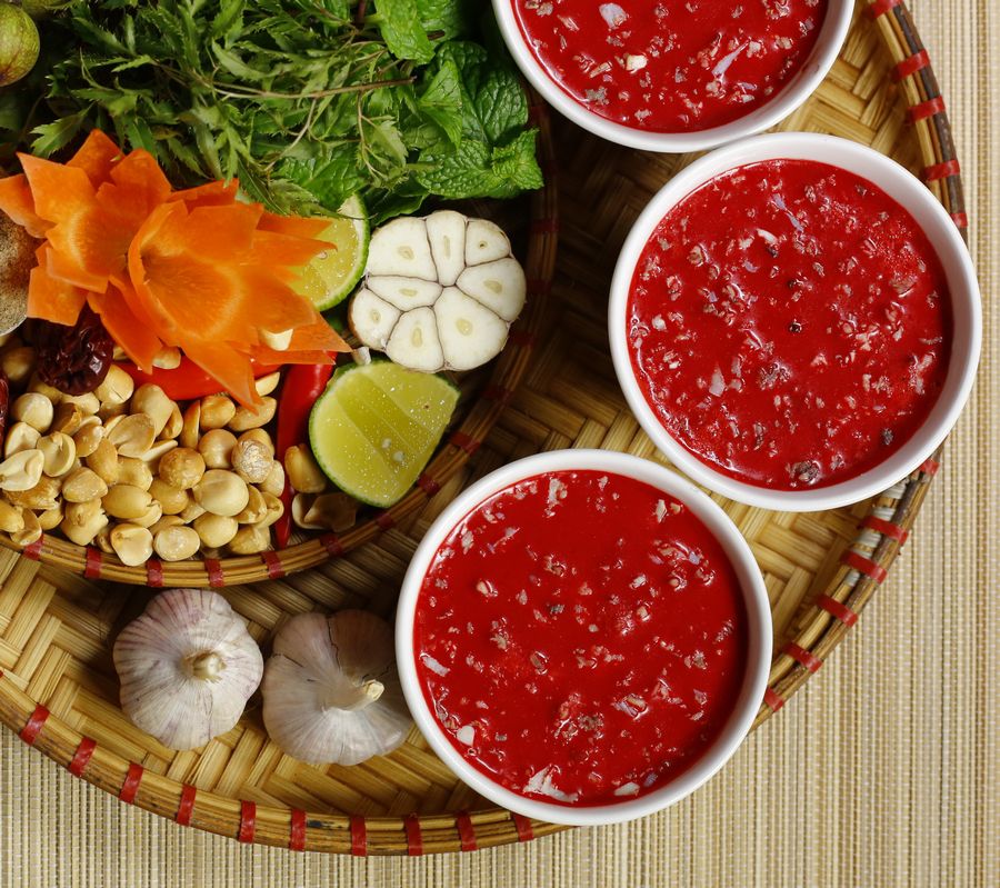 Chén tiết canh