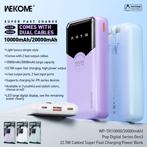 Sạc dự phòng WEKOME WP-59 