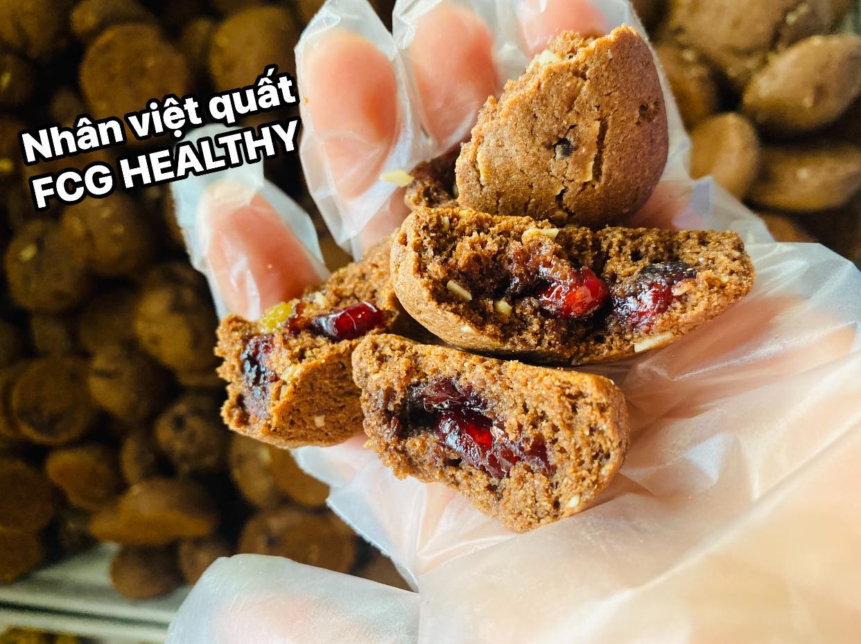 1 KG COOKIES PROTEIN NHÂN VIỆT QUẤT TĂNG CƠ GIẢM MỠ ĂN BỮA PHỤ