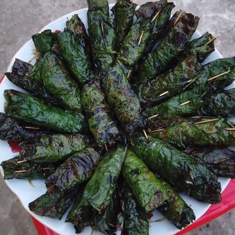 Chả trâu lá lốt