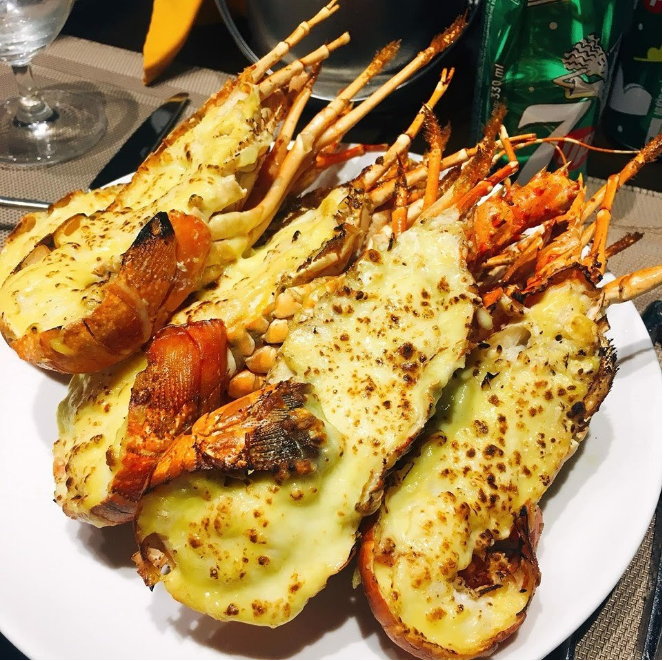 Tôm Hùm Nướng Pho Mai/ Hấp