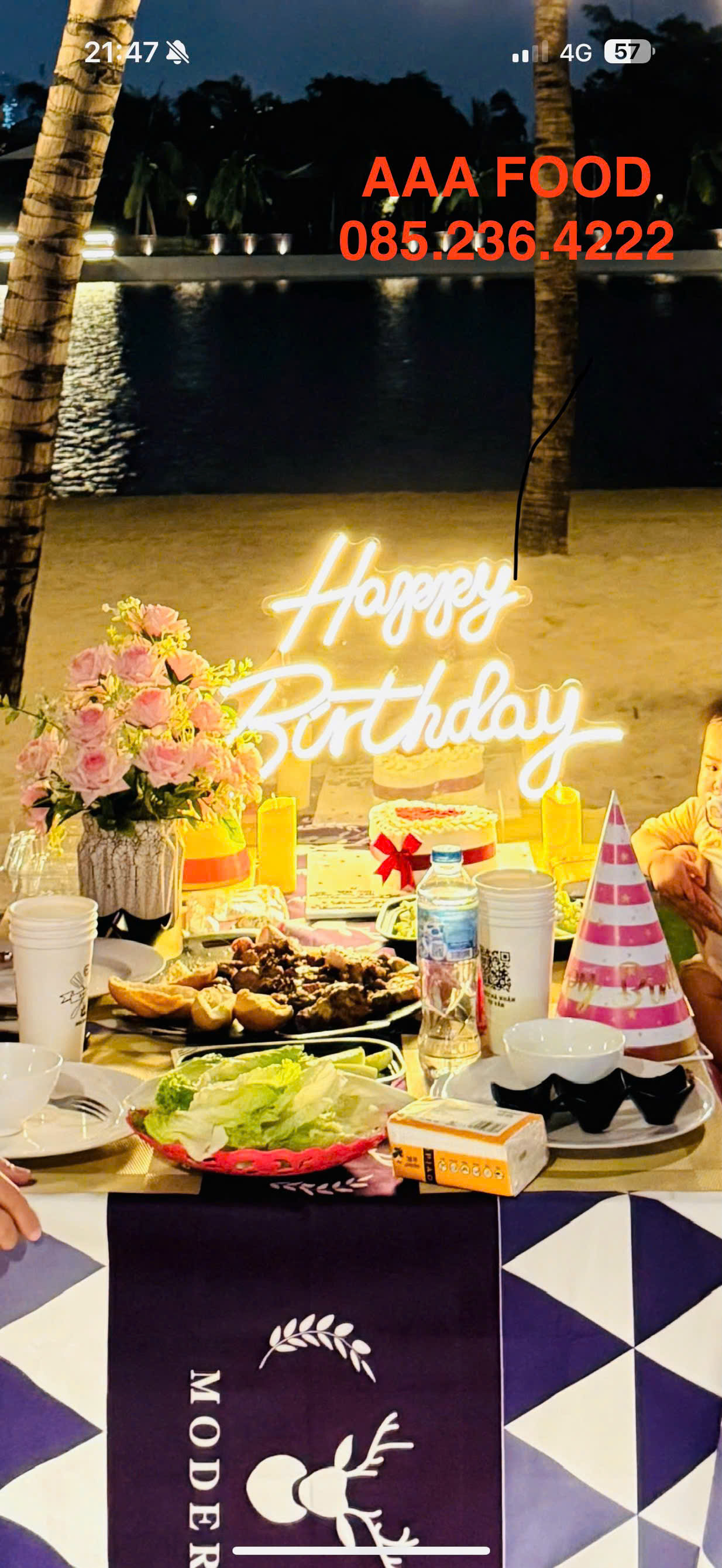 Trang trí bàn sinh nhật