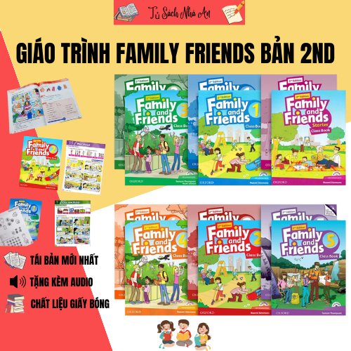 Sách - Family And Friends - phiên bản 2ND (Class Book + WorkBook)